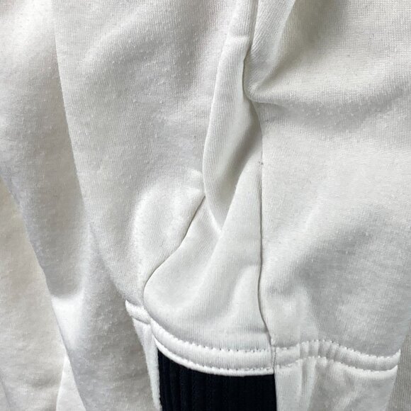 Adidas Cold.rdy Men's White/Gray Raglan Training Logo Pullover Hoodie Size 2XL - Picture 8 of 16